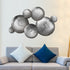 The Silver Asteroid NICKEL Plated  Metallic Wall Art Panel